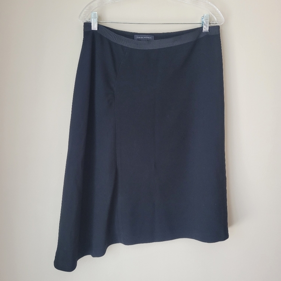 Banana Republic Dresses & Skirts - Banana Republic Asymmetrical Black Skirt Size 10